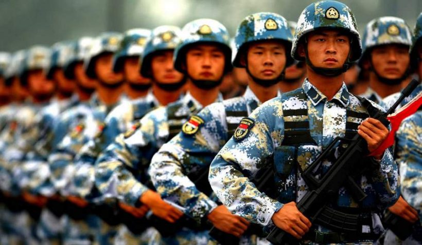 китайские солдаты