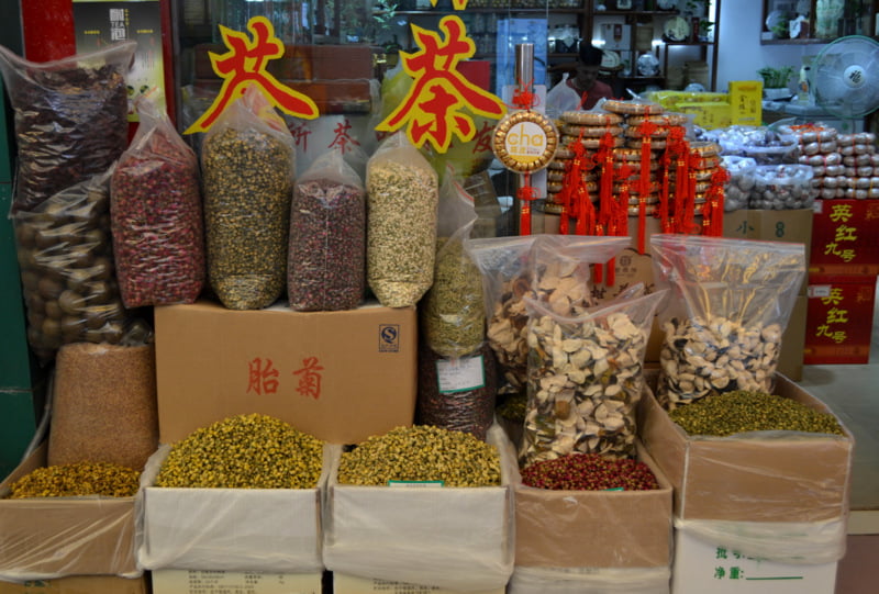 Чайный рынок в Гуанчжоу